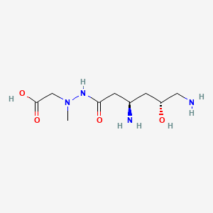 molecular formula C9H20N4O4 B1678013 3-epi-Deoxynegamycin CAS No. 33404-78-3