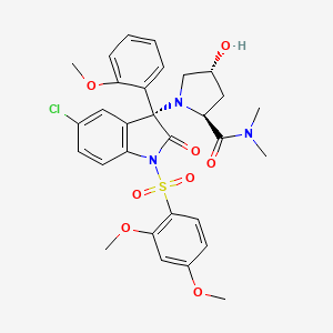 molecular formula C30H32ClN3O8S B1678018 Nelivaptan CAS No. 439687-69-1