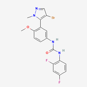 molecular formula C18H15BrF2N4O2 B1678022 Nelotanserin CAS No. 839713-36-9