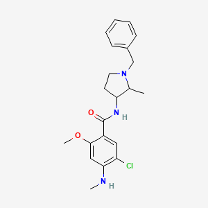 molecular formula C21H26ClN3O2 B1678025 Nemonapride CAS No. 93664-94-9