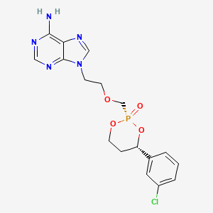 molecular formula C17H19ClN5O4P B1678031 普拉代福韦 CAS No. 625095-60-5