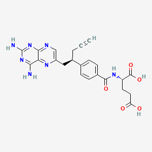 molecular formula C23H23N7O5 B1678033 Pralatrexate, (R)- CAS No. 1320211-70-8
