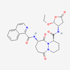 molecular formula C26H29N5O7 B1678038 普拉那卡单抗 CAS No. 192755-52-5