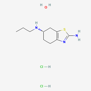 molecular formula C10H21Cl2N3OS B1678041 Pramipexole dihydrochloride monohydrate CAS No. 191217-81-9