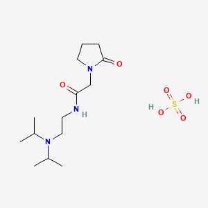 molecular formula C14H29N3O6S B1678042 Pramiracetam sulfate CAS No. 72869-16-0