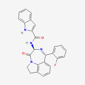 B1678045 Pranazepide CAS No. 150408-73-4