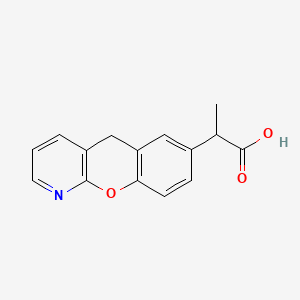 molecular formula C15H13NO3 B1678049 普拉诺芬 CAS No. 52549-17-4