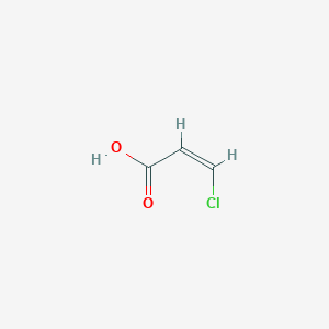 molecular formula C3H3ClO2 B167805 cis-3-Chloroacrylic acid CAS No. 1609-93-4