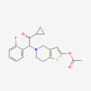 molecular formula C20H20FNO3S B1678051 Prasugrel CAS No. 150322-43-3