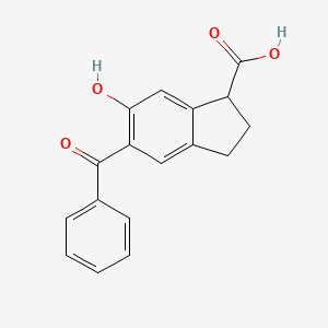 molecular formula C17H14O4 B1678053 Oxindanac CAS No. 68548-99-2