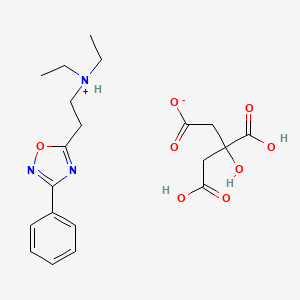 molecular formula C20H27N3O8 B1678061 Oxolamine citrate CAS No. 1949-20-8