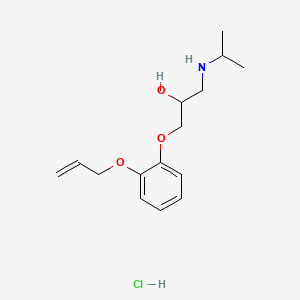molecular formula C15H24ClNO3 B1678069 Oxprenolol hydrochloride CAS No. 6452-73-9