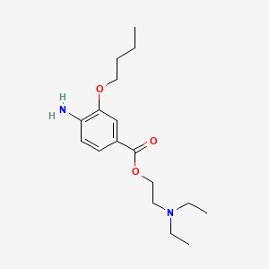 molecular formula C17H28N2O3 B1678074 Oxybuprocaine CAS No. 99-43-4