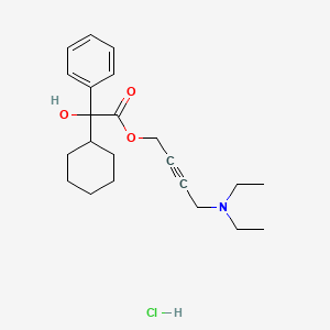 molecular formula C22H32ClNO3 B1678075 奥昔布宁氯化物 CAS No. 1508-65-2