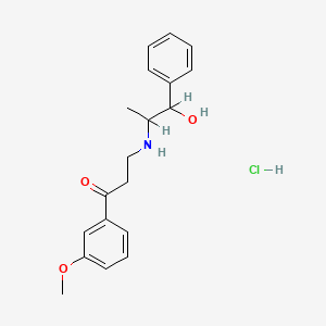 B1678081 Oxyfedrine hydrochloride CAS No. 16777-42-7