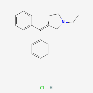 molecular formula C19H22ClN B1678095 Pridefine hydrochloride CAS No. 23239-78-3