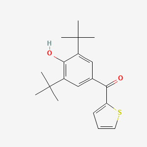 molecular formula C19H24O2S B1678098 Prifelone CAS No. 69425-13-4