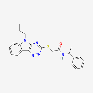 molecular formula C22H23N5OS B1678107 Primordazine NC-6364997 