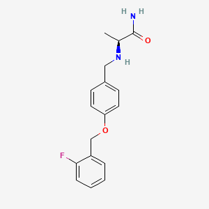 molecular formula C17H19FN2O2 B1678110 Ralfinamide CAS No. 133865-88-0