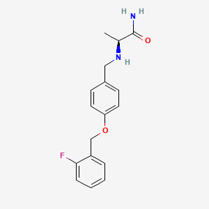 molecular formula C17H19FN2O2 B1678110 Priralfinamide CAS No. 133865-88-0