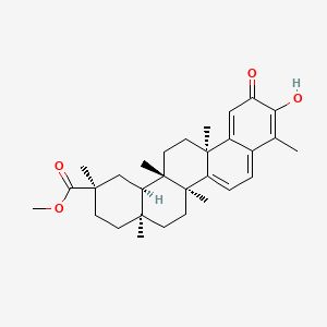 molecular formula C30H40O4 B1678111 Pristimerin CAS No. 1258-84-0