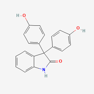 molecular formula C20H15NO3 B1678120 Oxyphenisatin CAS No. 125-13-3