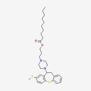 molecular formula C32H46N2O2S2 B1678122 Oxyprothepin decanoate CAS No. 41931-86-6