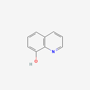 molecular formula C18H12CuN2O2<br>C9H7NO B1678124 8-Hydroxyquinoline CAS No. 148-24-3
