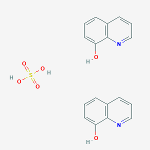 molecular formula C18H16N2O6S B1678125 Oxyquinoline sulfate CAS No. 134-31-6