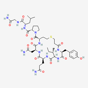molecular formula C44H67N11O12S B1678131 beta-Deaminocystathionine-oxytocin CAS No. 30927-32-3