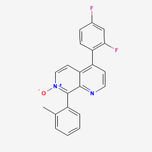 molecular formula C21H14F2N2O B1678145 p38 MAPK-IN-1 CAS No. 1006378-90-0