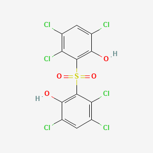 molecular formula C12H4Cl6O4S B1678146 p38 MAP Kinase Inhibitor IV CAS No. 1638-41-1