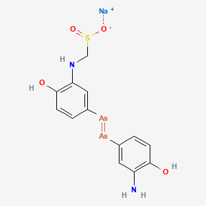 molecular formula C13H13As2N2NaO4S B1678160 Neoarsphenamine CAS No. 457-60-3
