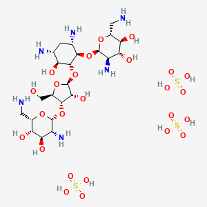 molecular formula C23H52N6O25S3 B1678172 新霉素硫酸盐 CAS No. 4146-30-9