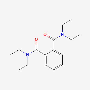 molecular formula C16H24N2O2 B1678179 o-Phthalic acid bis(diethylamide) CAS No. 83-81-8