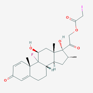 molecular formula C24H30FIO6 B167819 Dexamethasone 21-iodoacetate CAS No. 1893-66-9