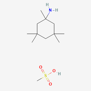molecular formula C12H27NO3S B1678198 Neramexane Mesylate CAS No. 457068-92-7
