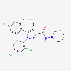 molecular formula C24H23Cl3N4O B1678206 NESS 0327 CAS No. 494844-07-4