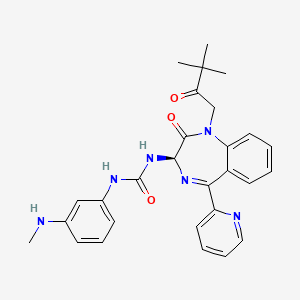 molecular formula C28H30N6O3 B1678208 Netazepide CAS No. 155488-25-8