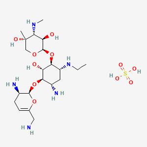 molecular formula C42H92N10O34S5 B1678214 Netilmicin Sulfate CAS No. 56391-57-2
