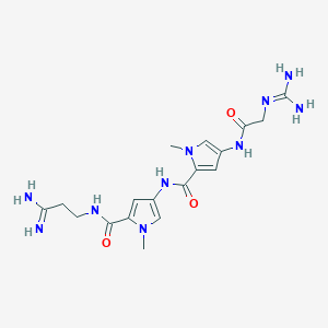 molecular formula C18H26N10O3 B1678217 Netropsin CAS No. 1438-30-8