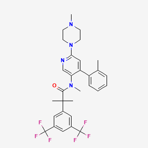molecular formula C30H32F6N4O B1678218 奈托匹坦 CAS No. 290297-26-6