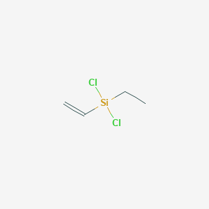 molecular formula C4H8Cl2Si B167822 Dichloroethylvinylsilane CAS No. 10138-21-3
