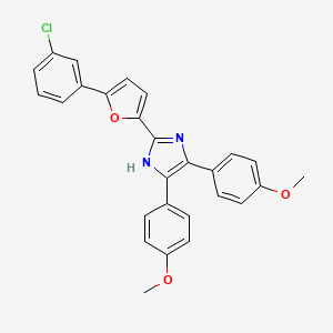 molecular formula C27H21ClN2O3 B1678221 Neurodazine CAS No. 937807-66-4