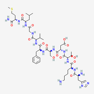 molecular formula C50H80N14O14S B1678222 Neurokinin A CAS No. 86933-74-6