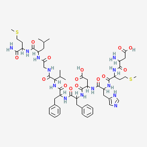 molecular formula C55H79N13O14S2 B1678225 Neurokinin B CAS No. 86933-75-7