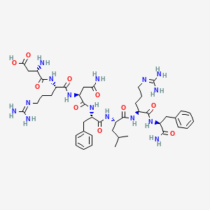 molecular formula C44H67N15O10 B1678230 neuropeptide DF2 CAS No. 149471-11-4