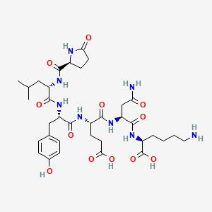 molecular formula C35H52N8O12 B1678231 Neurotensin (1-6) CAS No. 87620-09-5