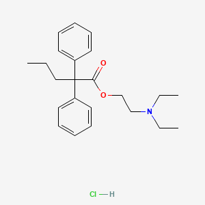 molecular formula C23H32ClNO2 B1678238 Proadifen hydrochloride CAS No. 62-68-0