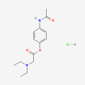 molecular formula C14H21ClN2O3 B1678251 Propacetamol hydrochloride CAS No. 66532-86-3
